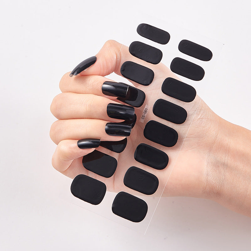 Nail Color & Care Set — Press-On Nails, Nail Stickers & Chrome Powder — Prime Trend Market
