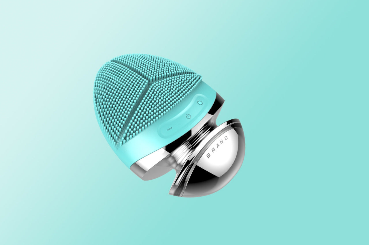 Luxury 5-in-1 Silicone Facial Cleansing & Lifting Device — Ultrasonic, EMS Microcurrent, IPL, Heat & Vibration Skin Care Tool — Prime Trend Market
