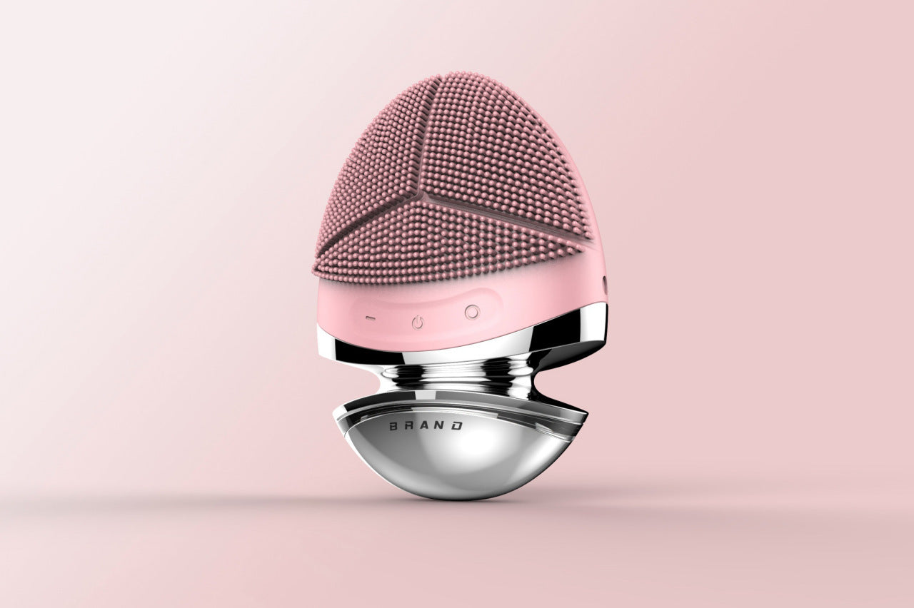 Luxury 5-in-1 Silicone Facial Cleansing & Lifting Device — Ultrasonic, EMS Microcurrent, IPL, Heat & Vibration Skin Care Tool — Prime Trend Market