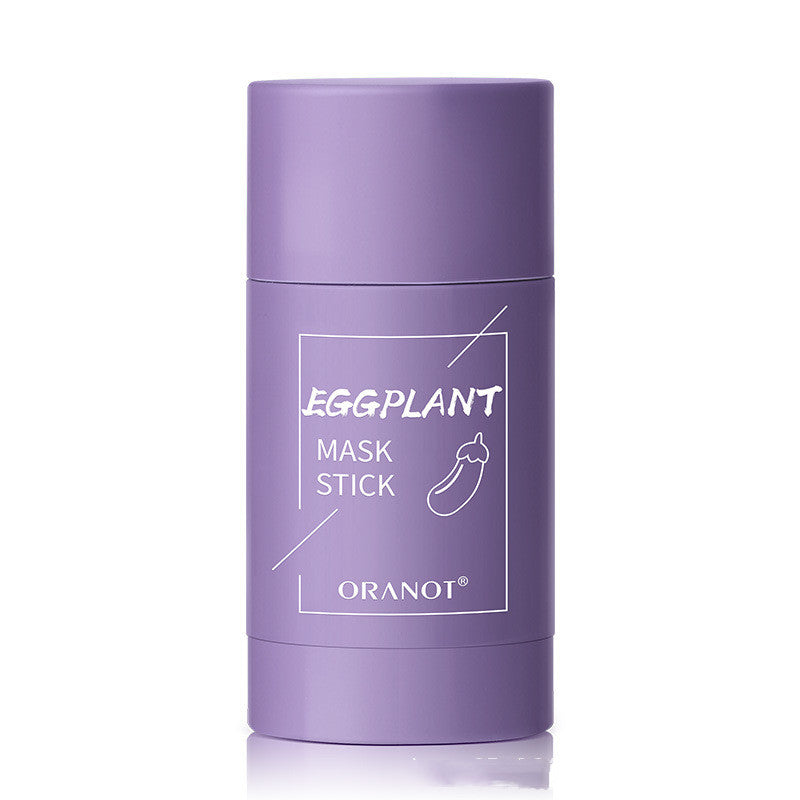 Green Tea & Eggplant Solid Mud Mask — Deep Cleansing, Oil Control & Moisturizing — Prime Trend Market