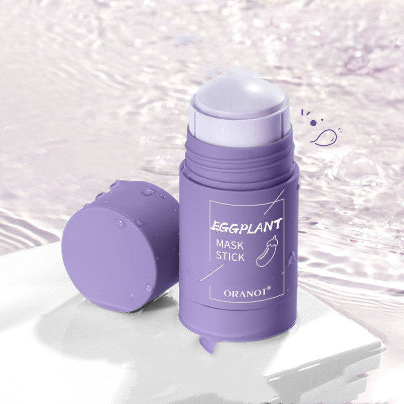 Green Tea & Eggplant Solid Mud Mask — Deep Cleansing, Oil Control & Moisturizing — Prime Trend Market