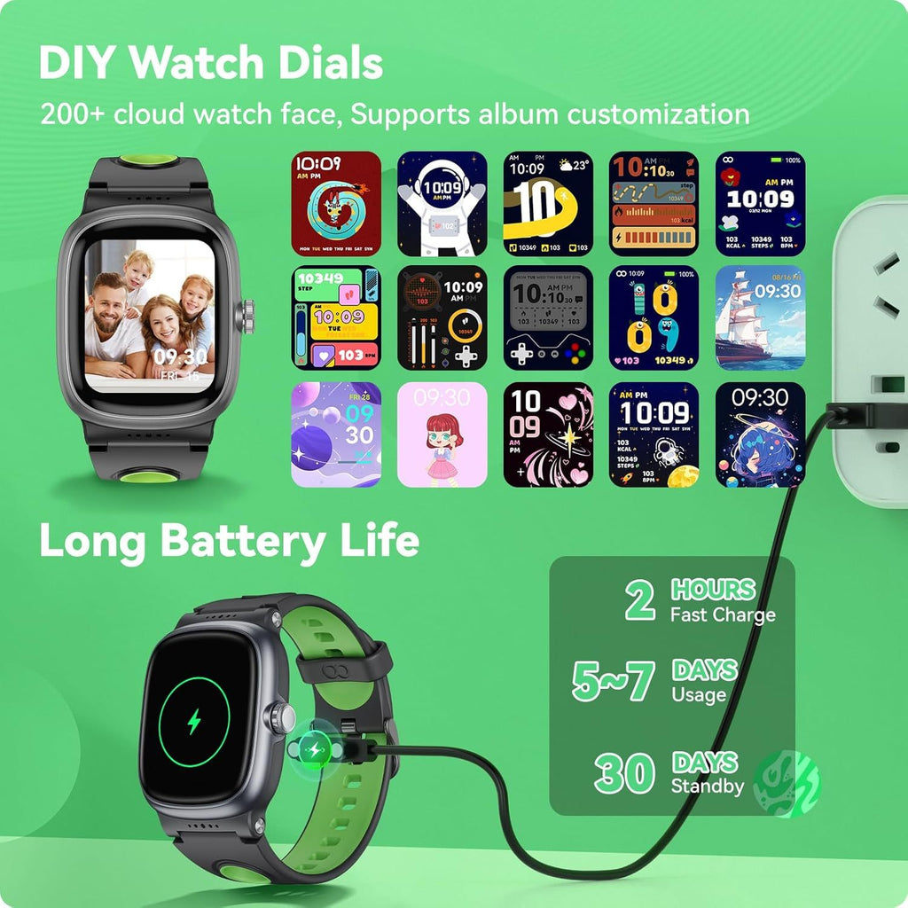 K1 Kids Smart Watch – Fitness Tracker, 20+ Sport Modes, IP68 Waterproof, 30-Day Battery, Ages 5–15 — Prime Trend Market