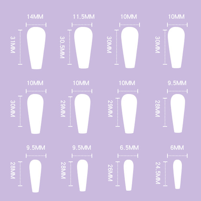 Rose Red Artistic Press-On Nails — Detachable Wearable Fake Nails | 24pcs + Glue — Prime Trend Market