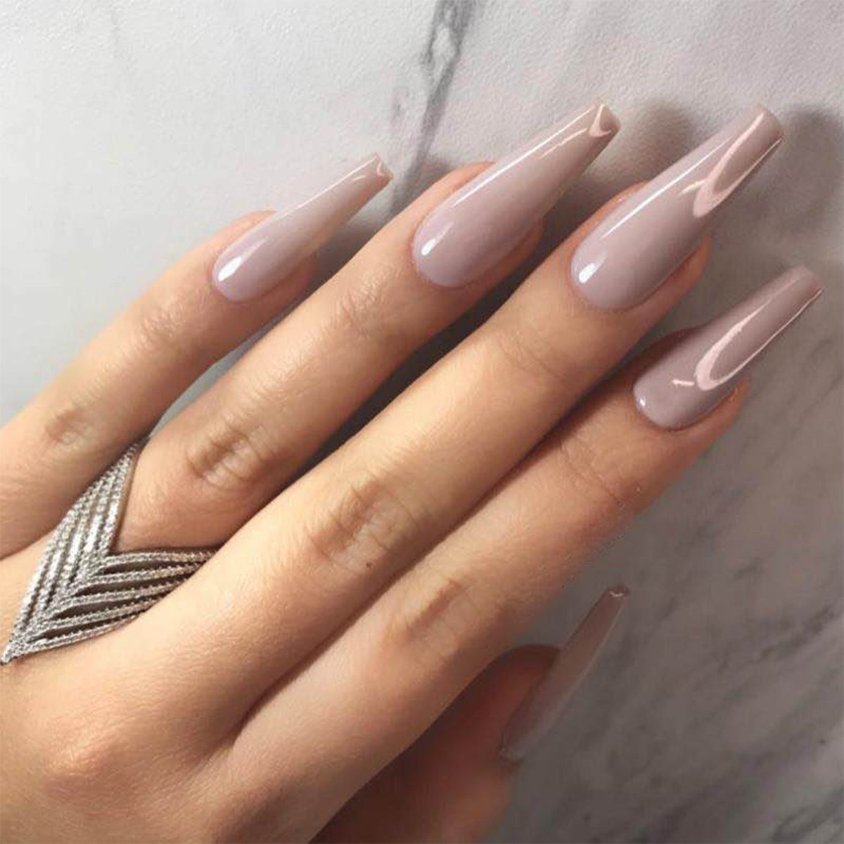 Finished Ballet Press-On Nails — Wearable Fake Nails | 46 Styles — Prime Trend Market