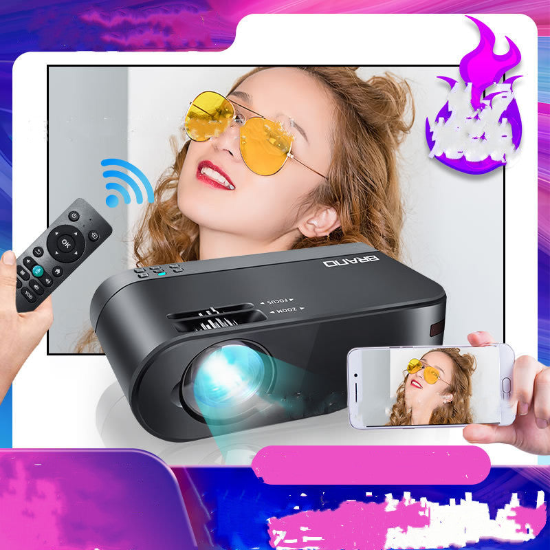 Portable WiFi Mini Projector — Wireless Screen Mirroring & Smart Projection — Prime Trend Market