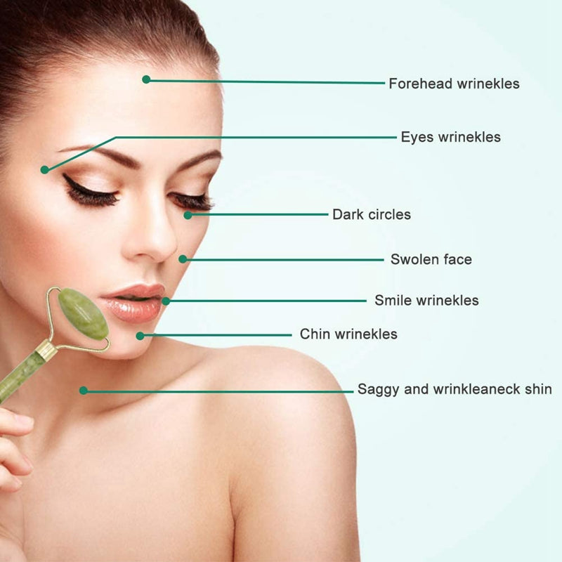 Luxury Crystal Gua Sha & Jade Roller Spa Set | Micro-needle Face Scraping Beauty Ritual — Prime Trend Market