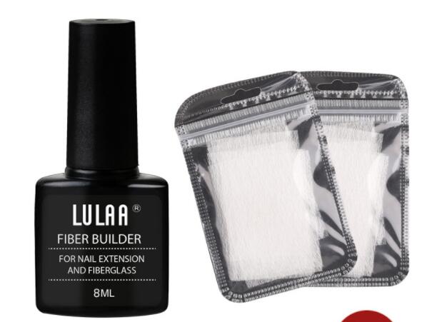 Nail Extension Fiber Gel Set — Paper-Free Fiberglass Builder Kit — Prime Trend Market