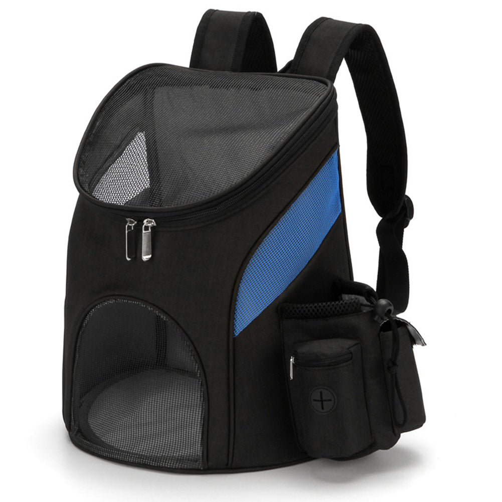 Luxury Foldable Pet Backpack Carrier – Breathable Mesh Travel Bag for Cats & Dogs — Prime Trend Market