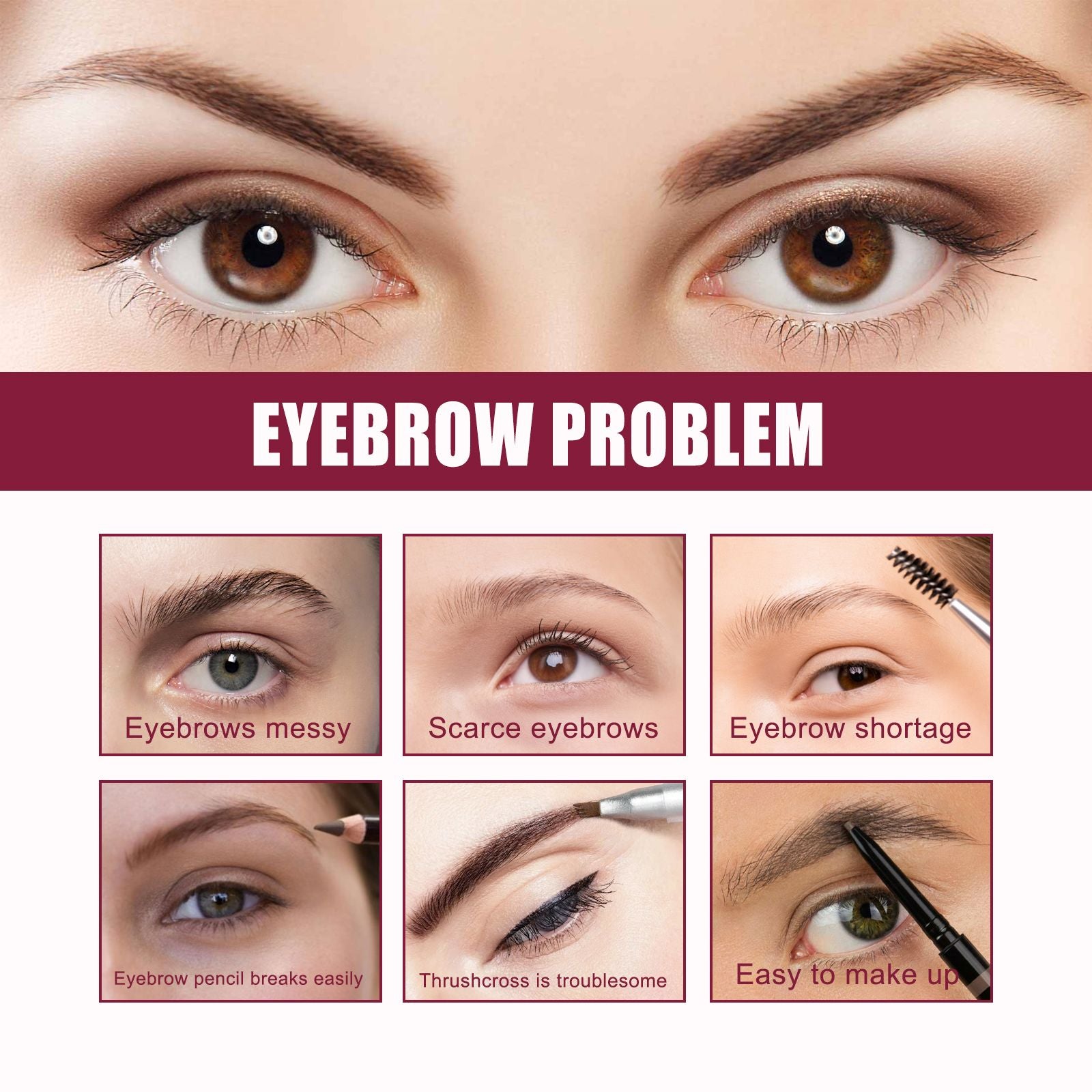 Multi-Functional Eyebrow Brush Kit — Fill, Shape & Define | 3 Shades — Prime Trend Market
