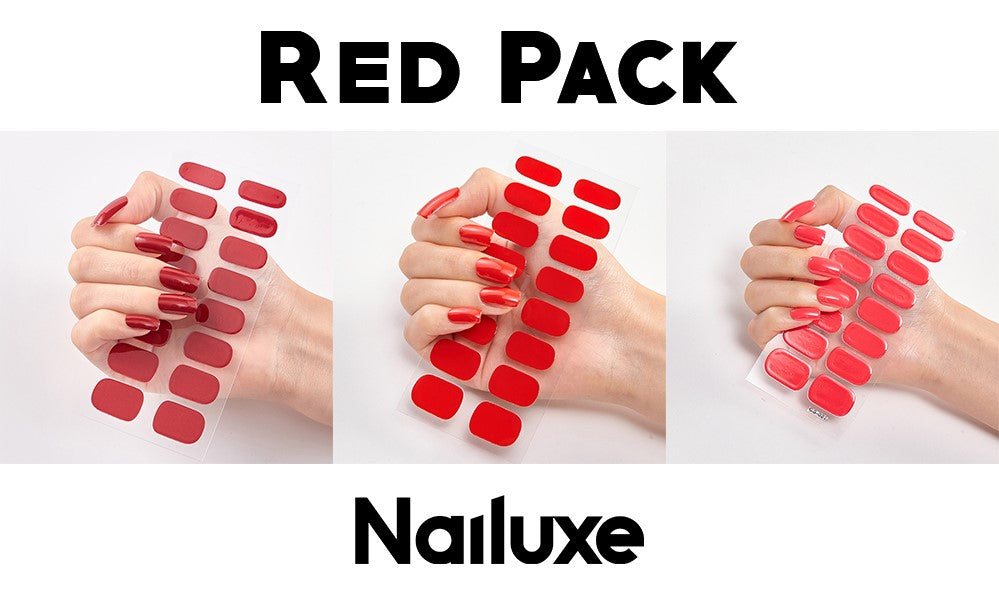 Pure Color Nail Stickers — 16pcs Solid Shade Press-On Set — Prime Trend Market