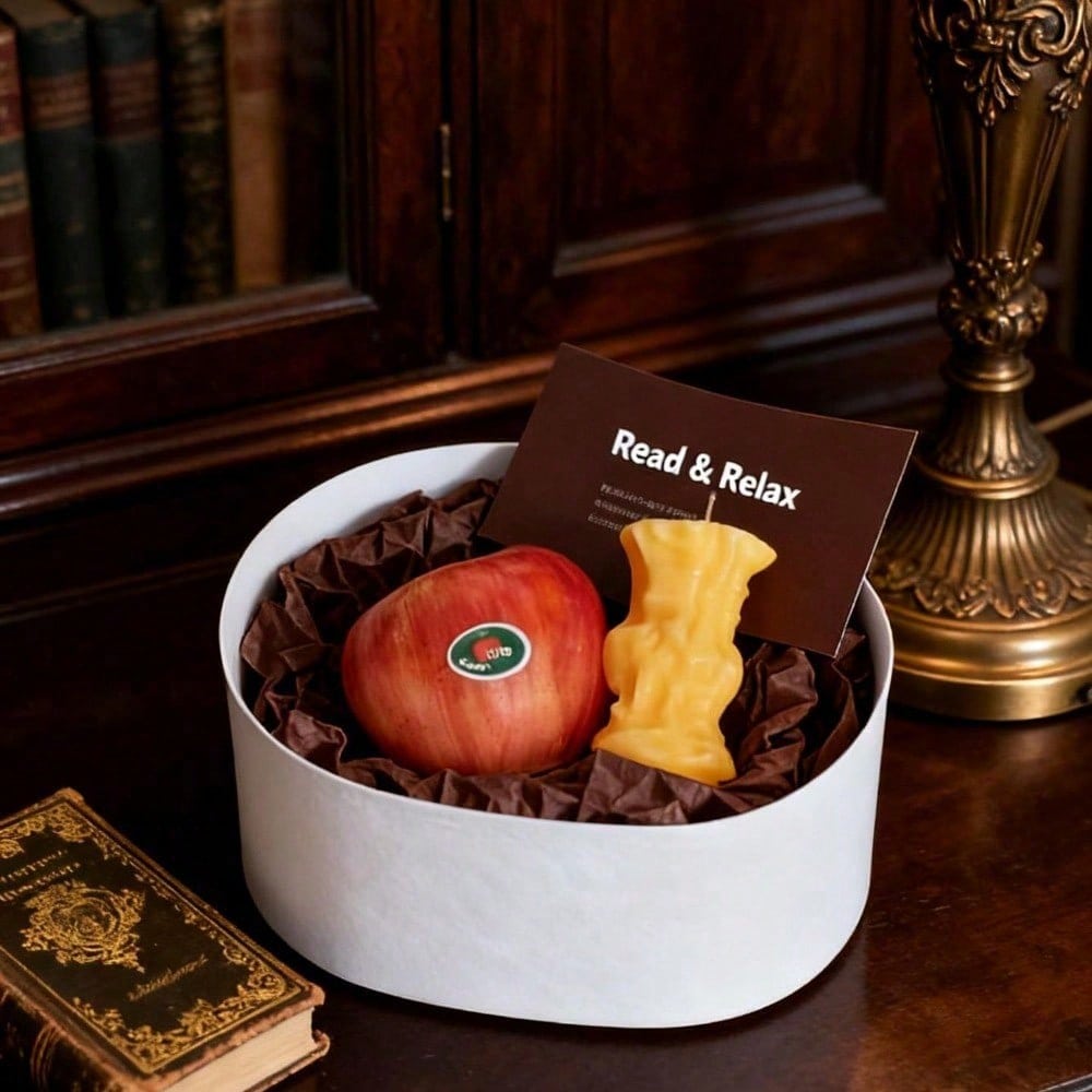 Apple-Shaped Scented Candle — Hyper-Realistic Fruit Design | Novelty Gift Candle for Home, Birthdays & Holidays — Prime Trend Market