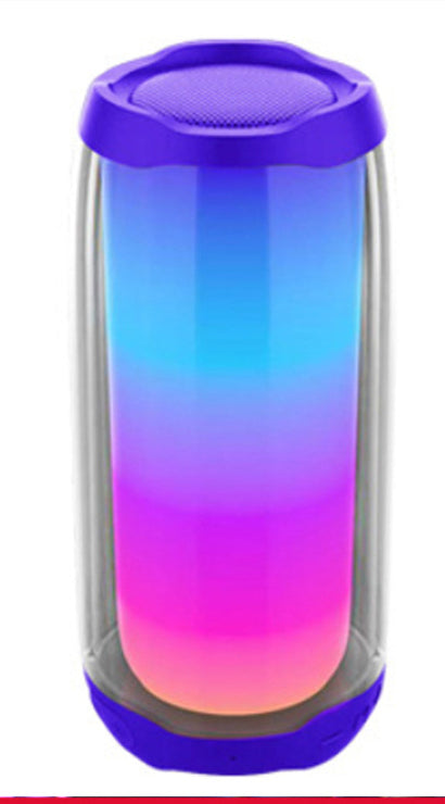 AuroraGlow™ RGB Bluetooth Speaker — 360° Color-Changing LED & Wireless Surround Sound — Eliza & Tuan