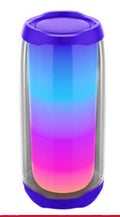 AuroraGlow™ RGB Bluetooth Speaker — 360° Color-Changing LED & Wireless Surround Sound — Eliza & Tuan