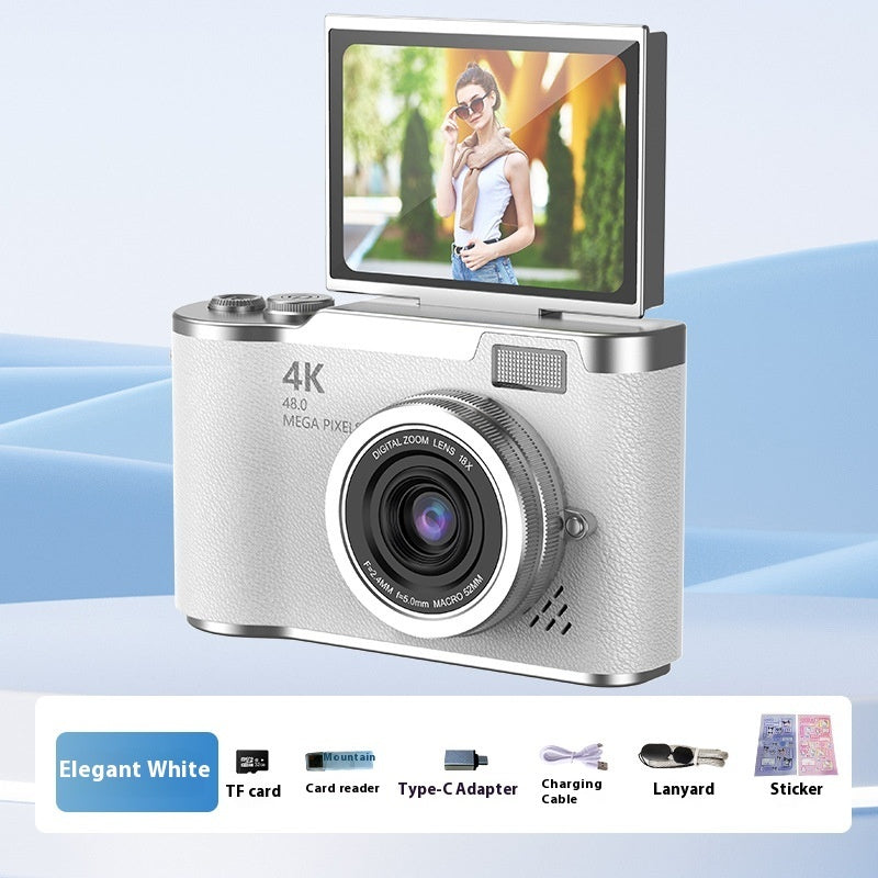 FlipShot™ HD Flip-Screen Vlog Camera — Entry-Level Digital Cam in 14 Pastel Colors — Prime Trend Market