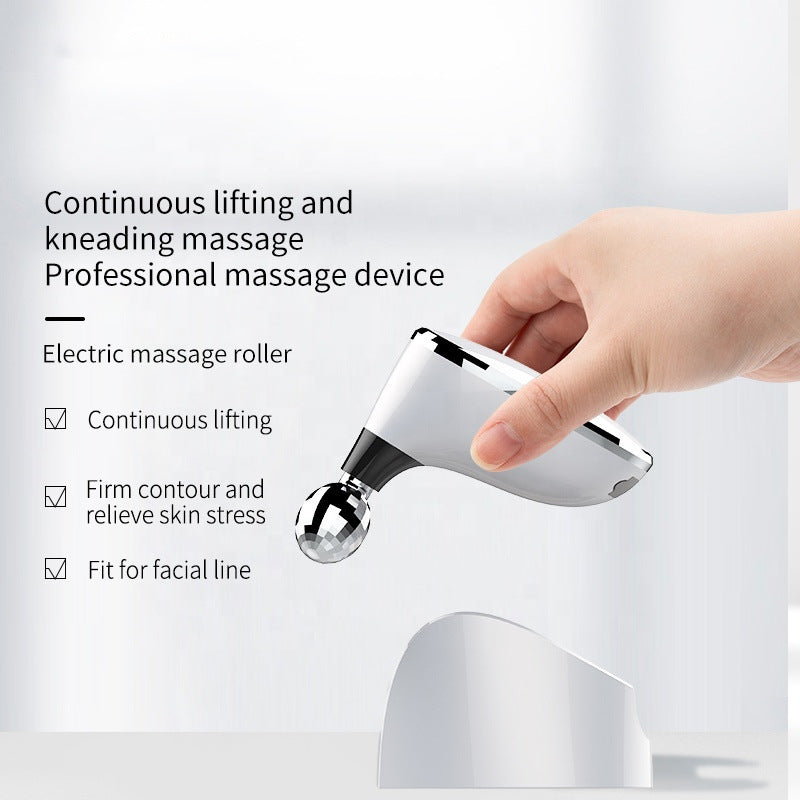 Luxury 3-Head Electric Roller EMS Facial Massager — Inductive Therapy, Skin Rejuvenation & Face Lifting Beauty Device — Eliza & Tuan