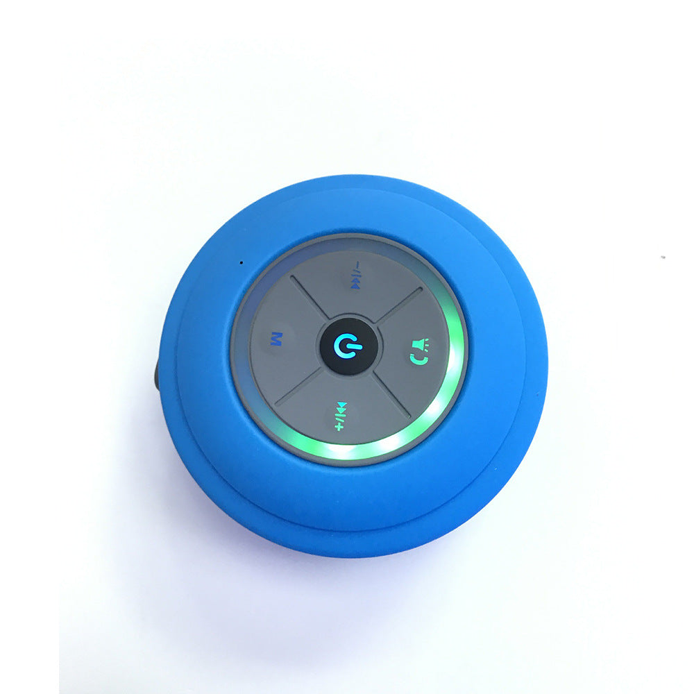 Waterproof Suction Cup Bluetooth Speaker — Shower & Outdoor Mini Speaker, BT 4.0, FM Radio, 5 Colors — Prime Trend Market
