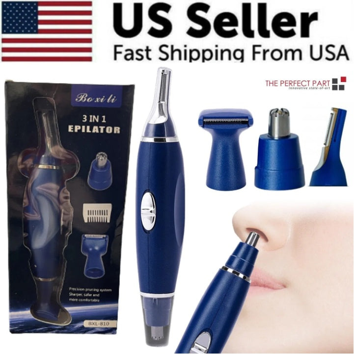 5-in-1 Electric Grooming Trimmer – Nose, Ear, Beard, Eyebrow & Mustache Hair Remover | Washable Head, Unisex — Prime Trend Market