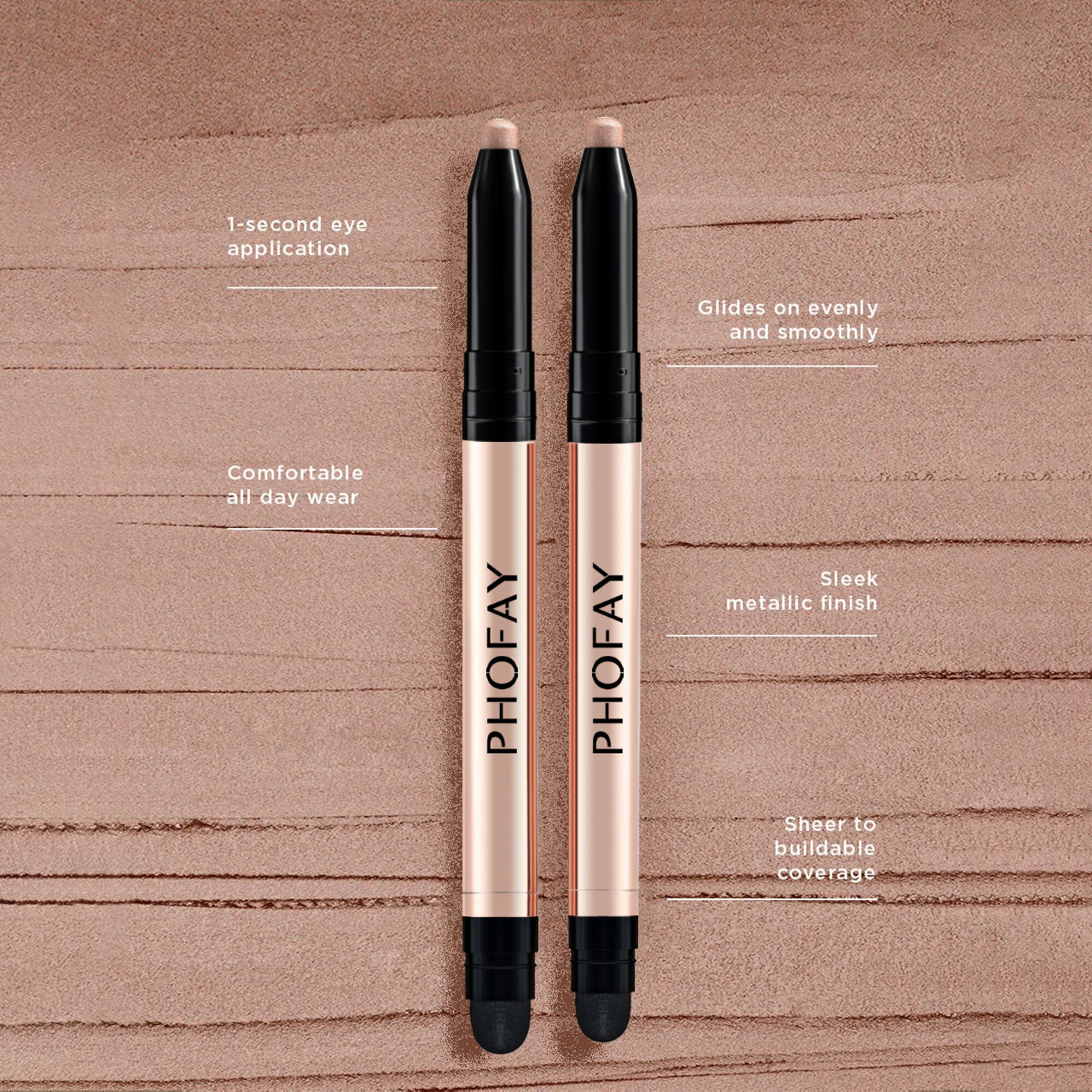 PHOFAY Eyeshadow Stick — Long-Lasting Shimmer & Matte Eye Pencil — Prime Trend Market