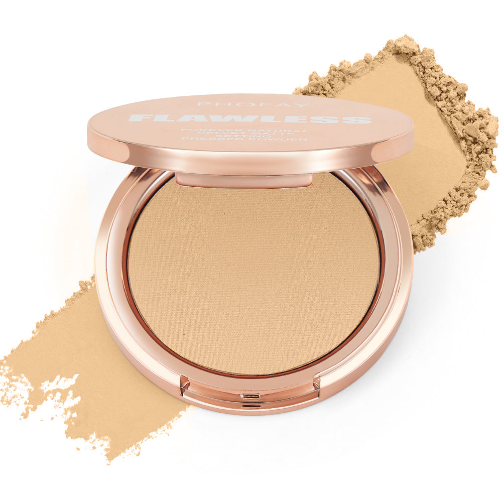 PHOFAY Matte Setting Pressed Powder — Flawless Oil-Control Finish — Prime Trend Market