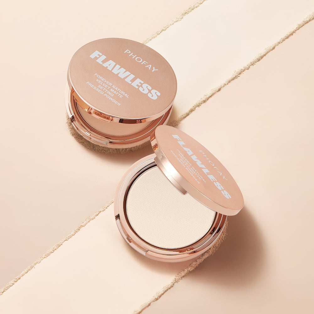 PHOFAY Matte Setting Pressed Powder — Flawless Oil-Control Finish — Prime Trend Market