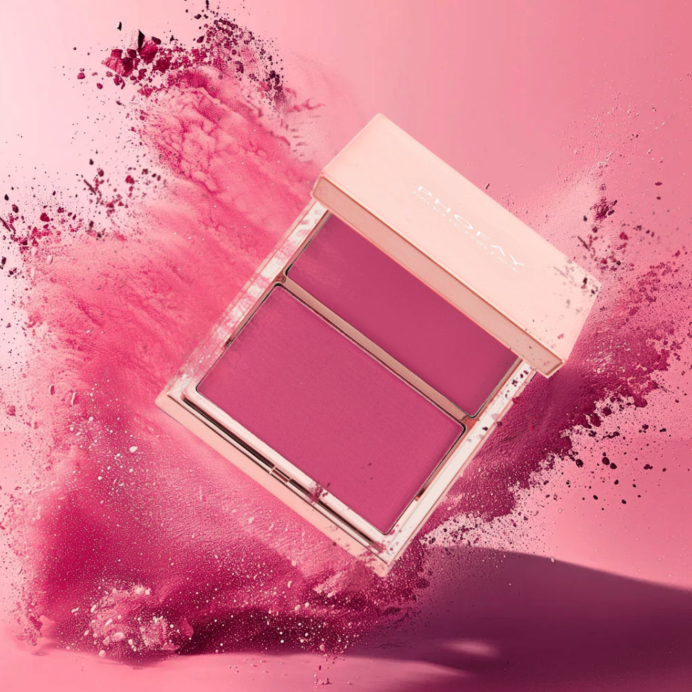 Double-Take Cream & Powder Blush Duo — Smooth, Weightless & Buildable | 6 Shades + Sets — Prime Trend Market