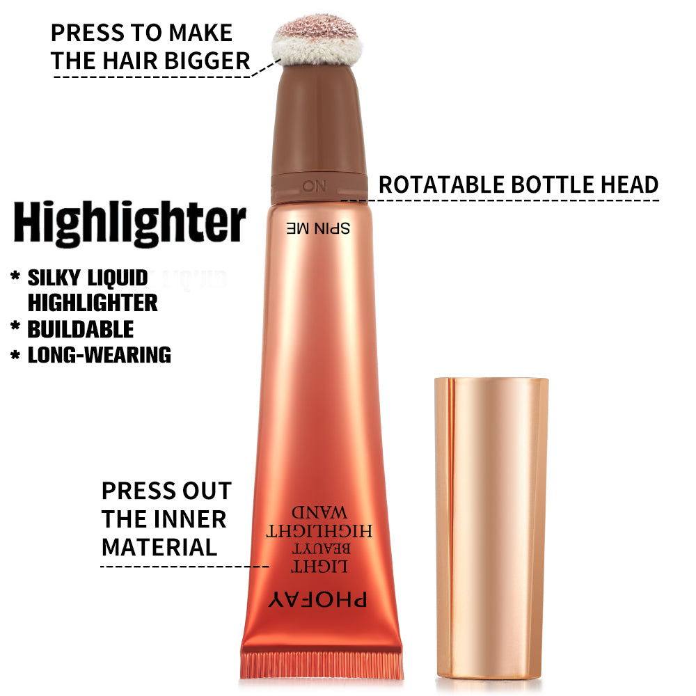 PHOFAY Highlighter Wand — Silky Liquid Glow for Cheeks & Face — Prime Trend Market