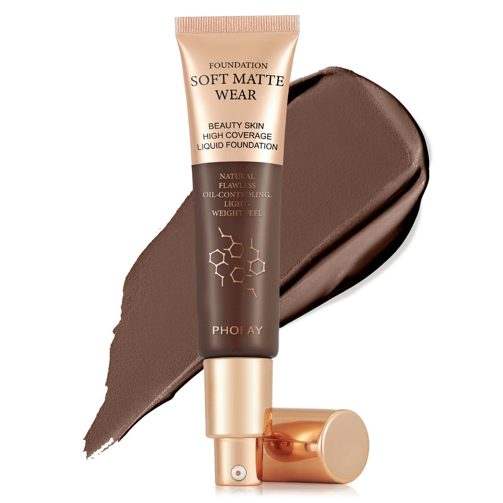 Full Coverage Foundation — Oil-Controlling, Lightweight & Flawless | 10 Shades — Prime Trend Market
