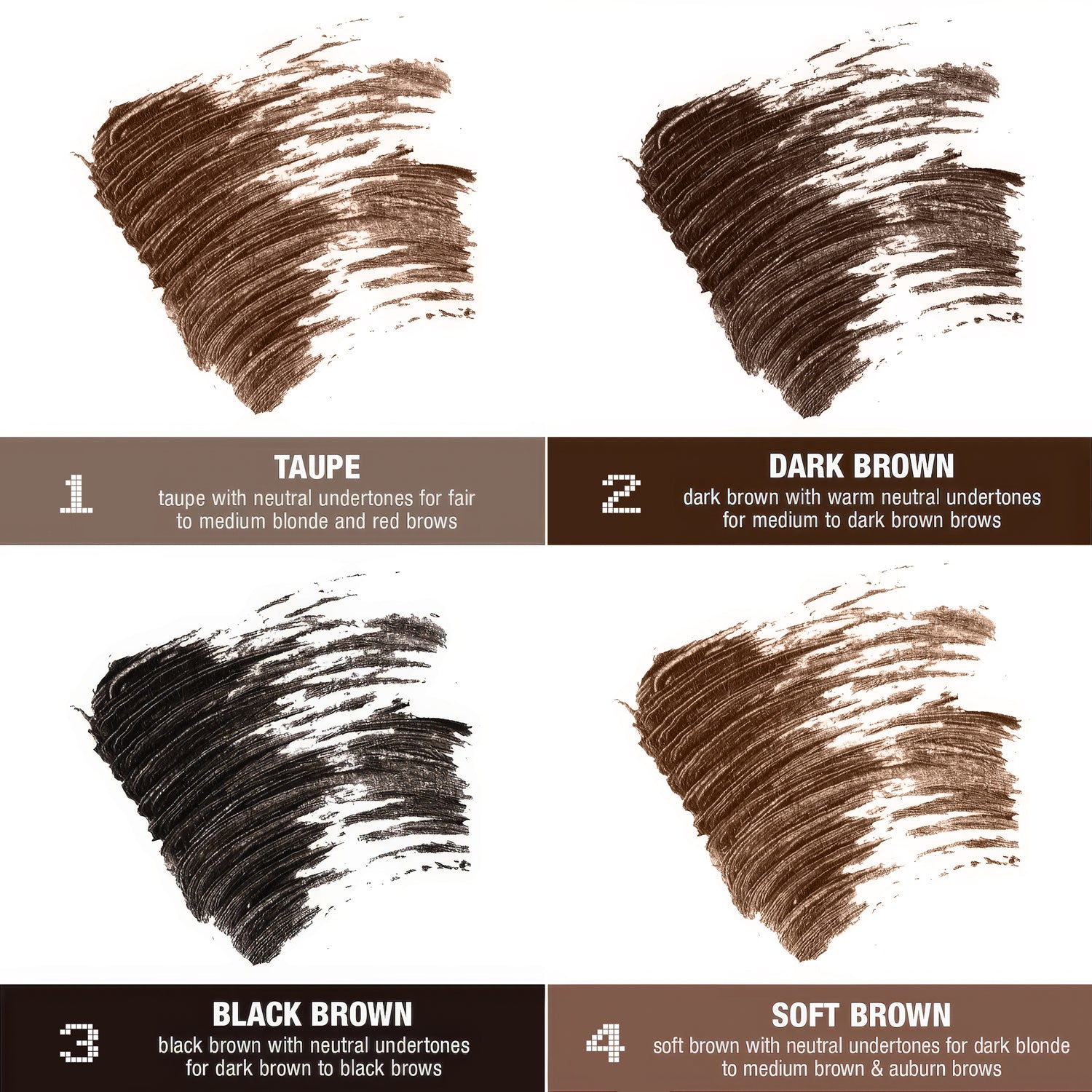 Tinted Eyebrow Gel — Waterproof, Long-Lasting & Fluffy Brow Formula | 4 Shades — Prime Trend Market