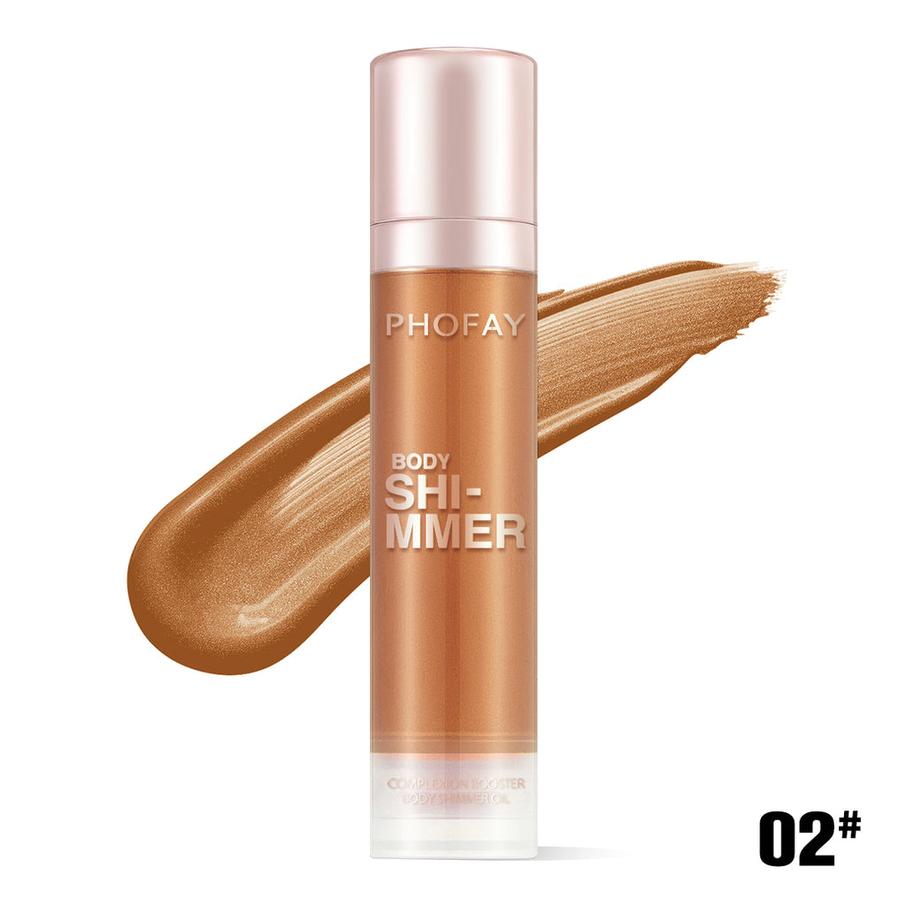 PHOFAY Body Shimmer Oil — Lightweight Liquid Shimmer for Glowing Skin — Prime Trend Market
