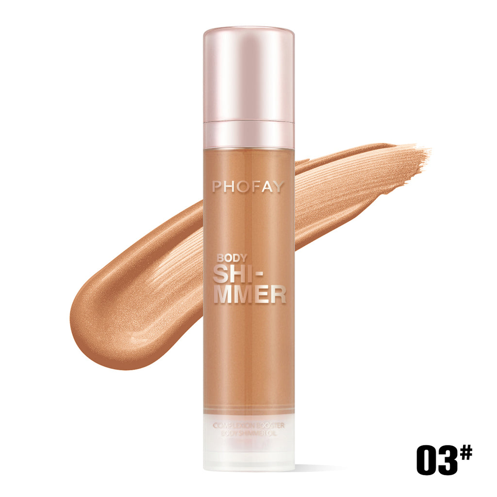 PHOFAY Body Shimmer Oil — Lightweight Liquid Shimmer for Glowing Skin — Prime Trend Market