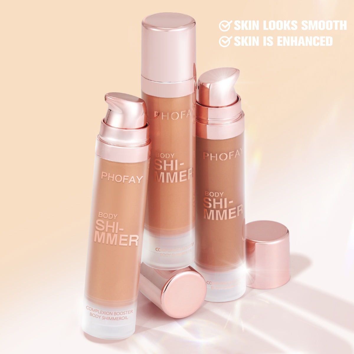 PHOFAY Body Shimmer Oil — Lightweight Liquid Shimmer for Glowing Skin — Prime Trend Market