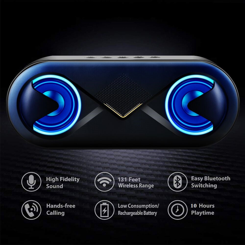 Premium Wireless Bluetooth Speaker — Dual Driver, Deep Bass & 6H Playtime — Eliza & Tuan