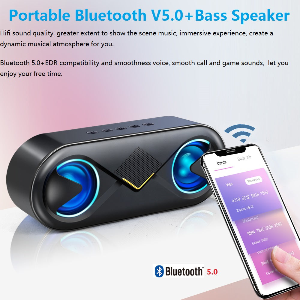 Premium Wireless Bluetooth Speaker — Dual Driver, Deep Bass & 6H Playtime — Eliza & Tuan