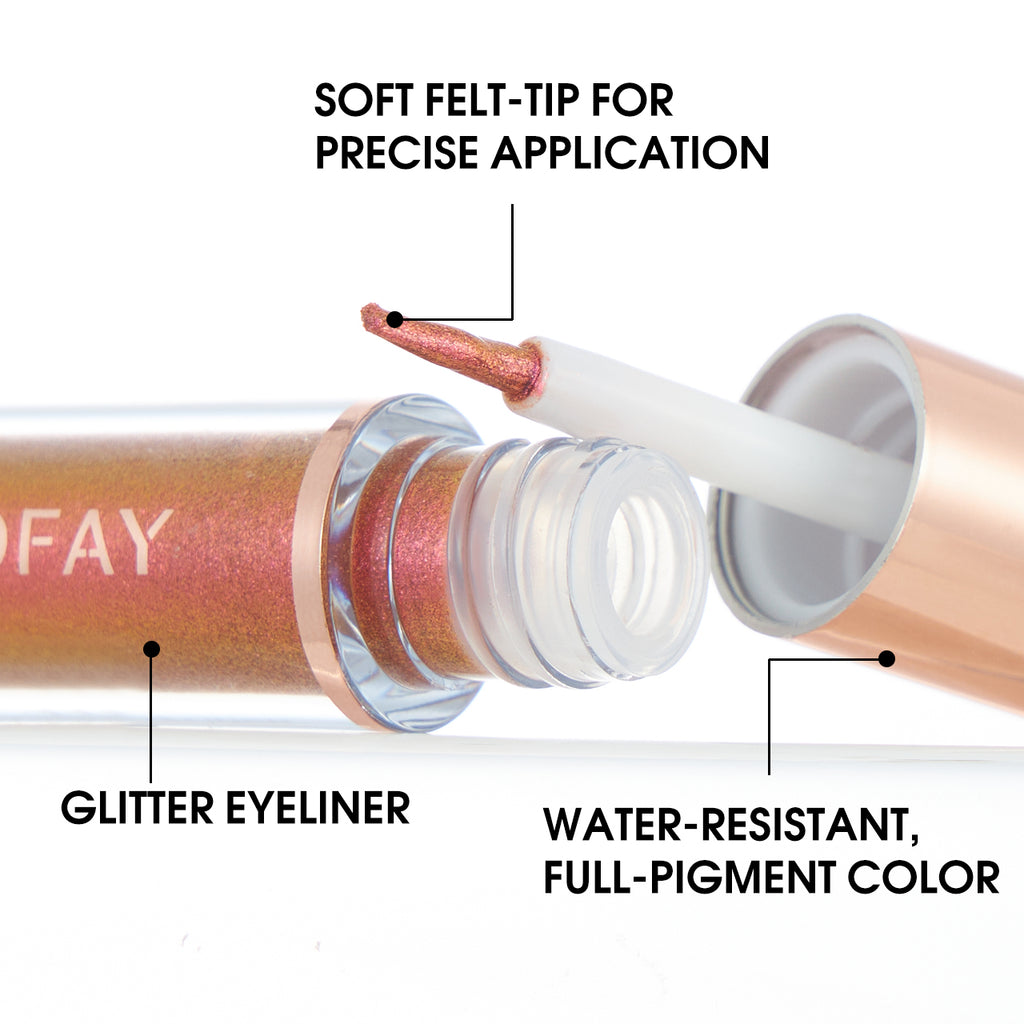 Liquid Glitter Eyeliner Set — 8 Colors, Waterproof & Long-Lasting | Festival Eye Makeup — Prime Trend Market