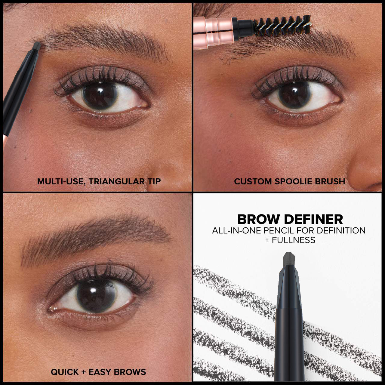 Triangular Eyebrow Pencil — Waterproof, Easy-Fill Precision | 4 Shades + Set — Prime Trend Market