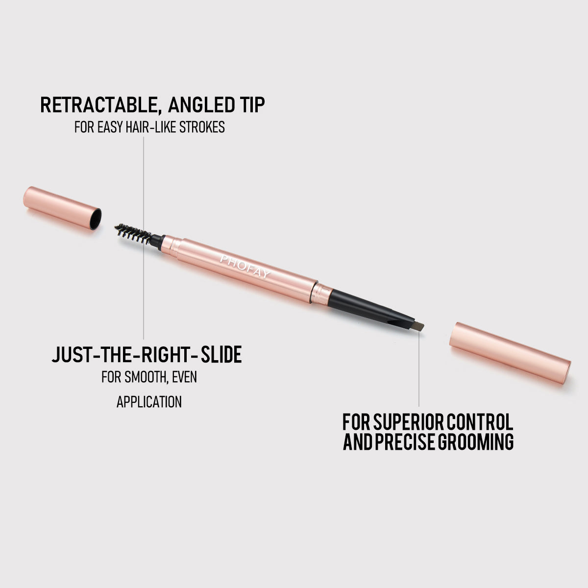 Triangular Eyebrow Pencil — Waterproof, Easy-Fill Precision | 4 Shades + Set — Prime Trend Market
