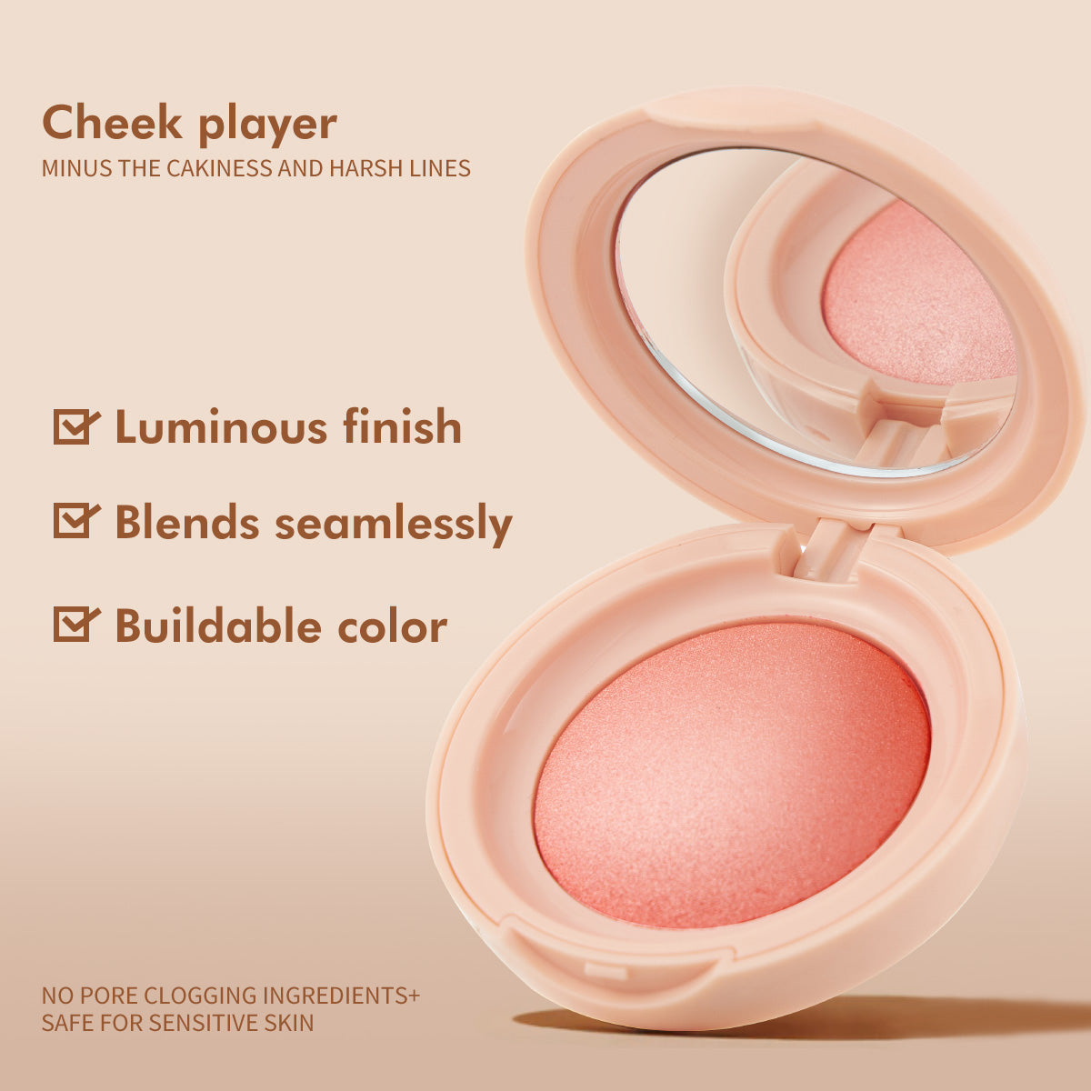 PHOFAY Luminous Powder Blush — Silky Glow for Cheeks — Prime Trend Market