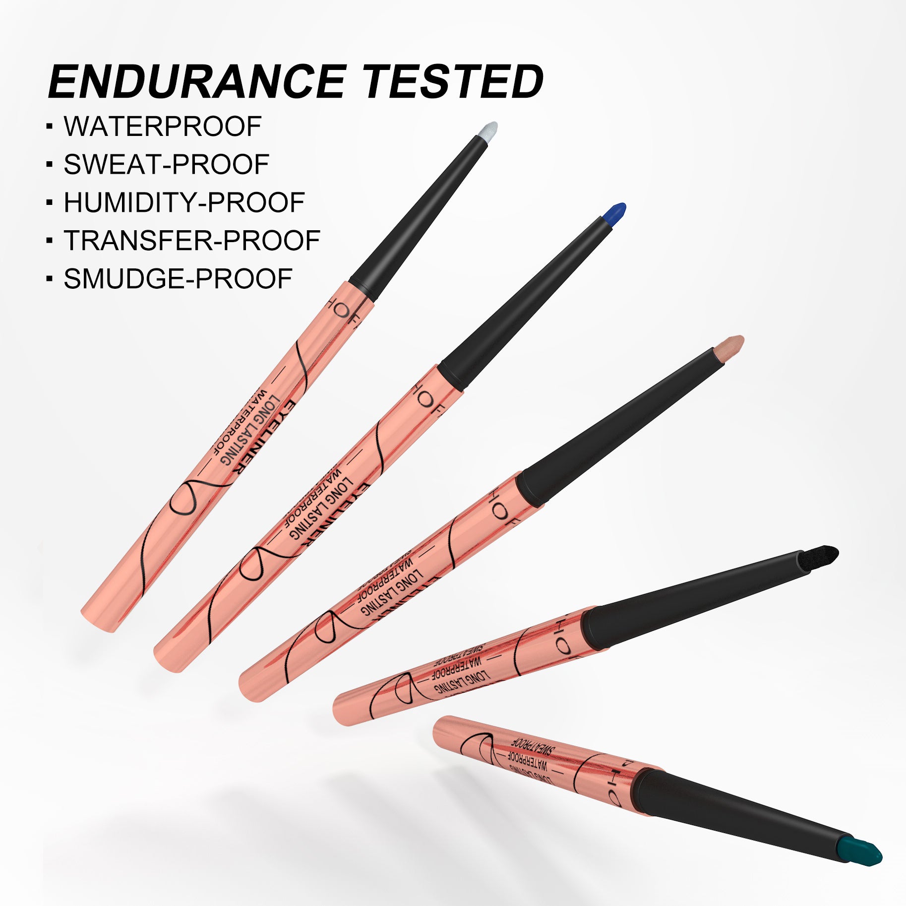 Waterproof Colorful Eyeliner Set — 8 Vivid Shades, Matte Finish — Prime Trend Market