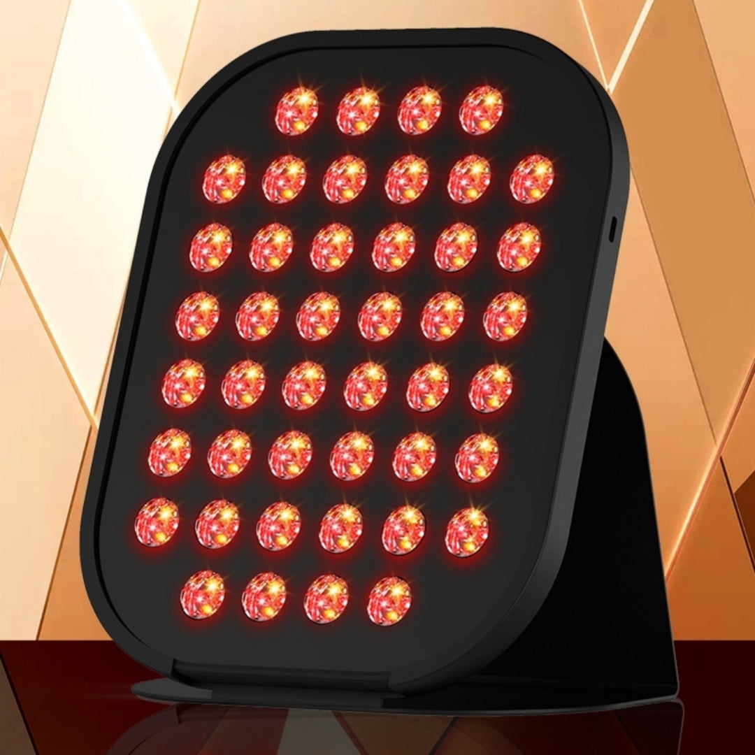 Large-Panel Red & Blue LED Light Therapy Device — Professional Acne & Skin Rejuvenation Treatment — Eliza & Tuan