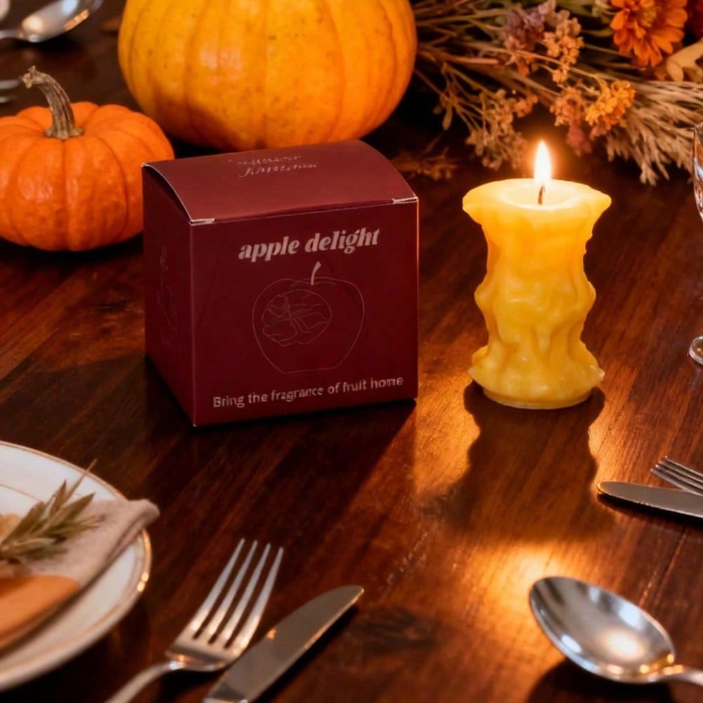 Apple-Shaped Scented Candle — Hyper-Realistic Fruit Design | Novelty Gift Candle for Home, Birthdays & Holidays — Prime Trend Market
