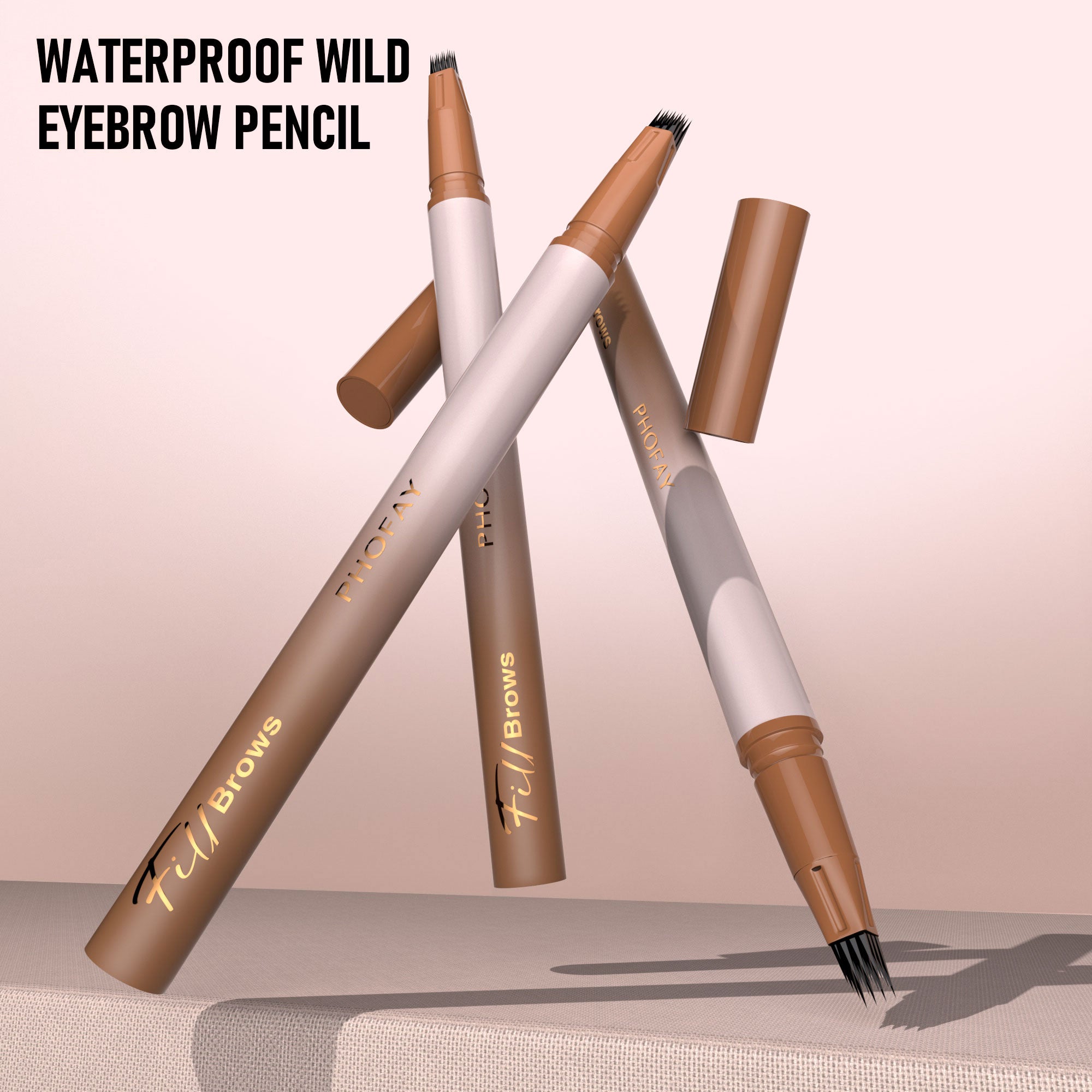 Waterproof Eyebrow Pencil — Micro Precision, Long-Lasting | 4 Shades + Set — Prime Trend Market