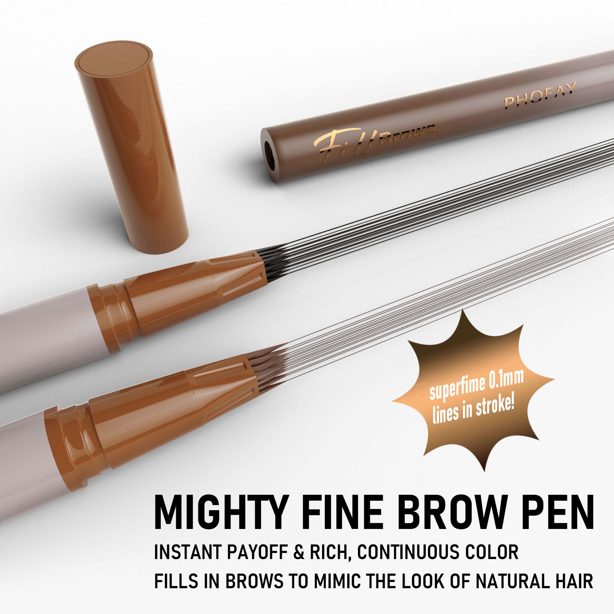 Waterproof Eyebrow Pencil — Micro Precision, Long-Lasting | 4 Shades + Set — Prime Trend Market