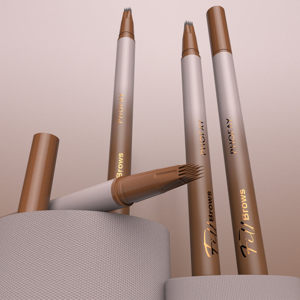 Waterproof Eyebrow Pencil — Micro Precision, Long-Lasting | 4 Shades + Set — Prime Trend Market