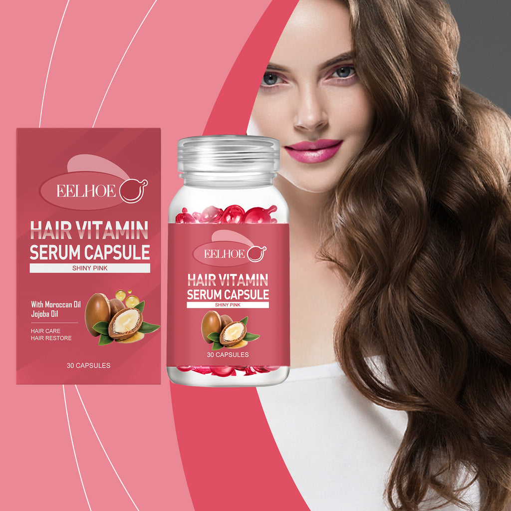 EELHOE Hair Oil Care Capsules — Frizz Control, Split End Repair & Shine Boost Hair Treatment — Prime Trend Market