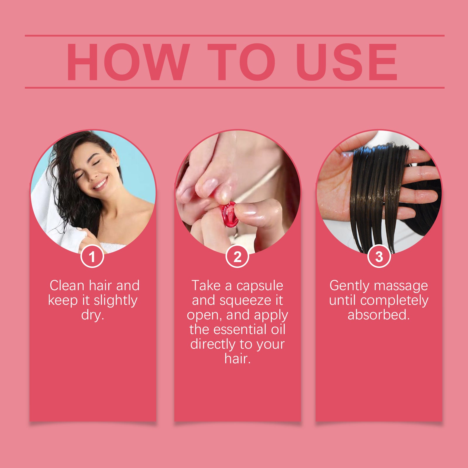 EELHOE Hair Oil Care Capsules — Frizz Control, Split End Repair & Shine Boost Hair Treatment — Prime Trend Market