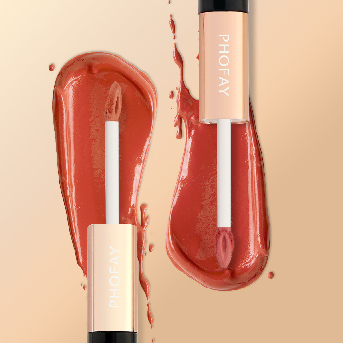 Double Head Non-Stick Lip Gloss — Long-Lasting Color & Glossy Finish | 9 Shades — Prime Trend Market