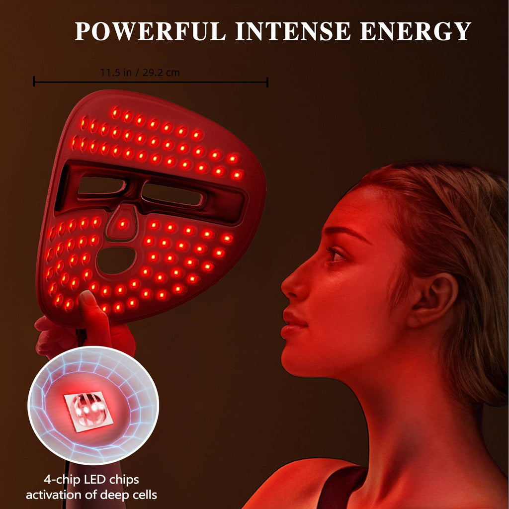 LED Red Light Therapy Face Mask — 3-Mode 336 LED Chips | Anti-Aging, Acne & Skin Rejuvenation — Prime Trend Market