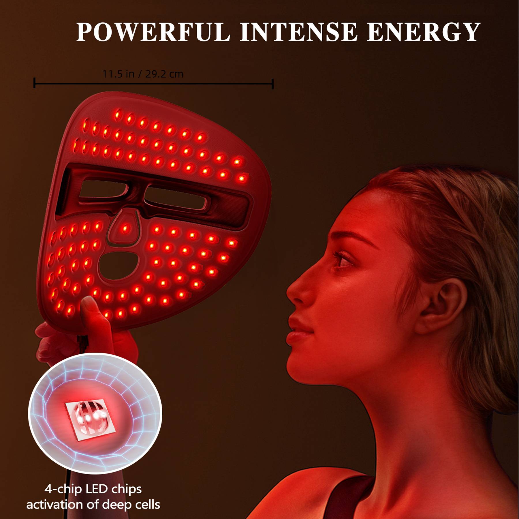 LED Red Light Therapy Face Mask — 3-Mode 336 LED Chips | Anti-Aging, Acne & Skin Rejuvenation — Prime Trend Market