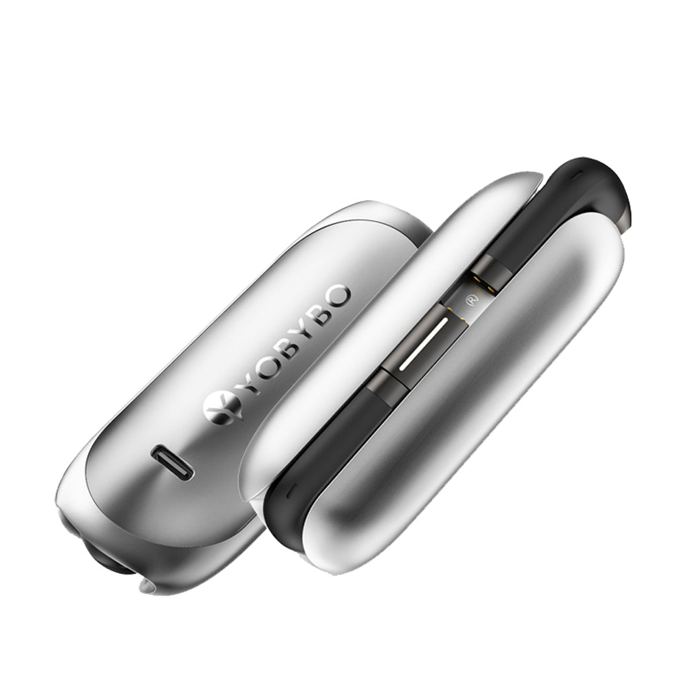 Wireless Bluetooth Earbuds | Mini In-Ear Sports Headset | Noise Cancellation | Silver & Black — Prime Trend Market