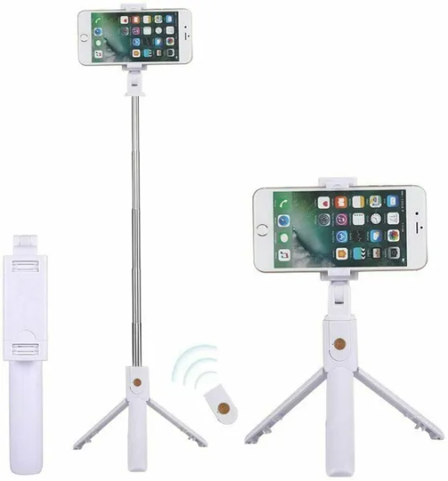 4-in-1 Selfie Stick Tripod with Remote | Desktop Phone Stand | Content Creator Essential — Prime Trend Market